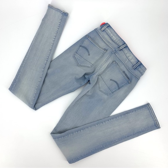 G-Star Raw NWT Light Vintage Blue Icon Legging Style Side Zipper Jeans, 25/32 - Picture 2 of 16